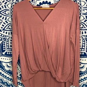 Oversized long sleeved shirt